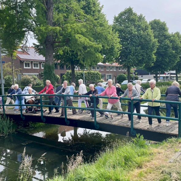 Beweegblokje om wijk Kinderdijk