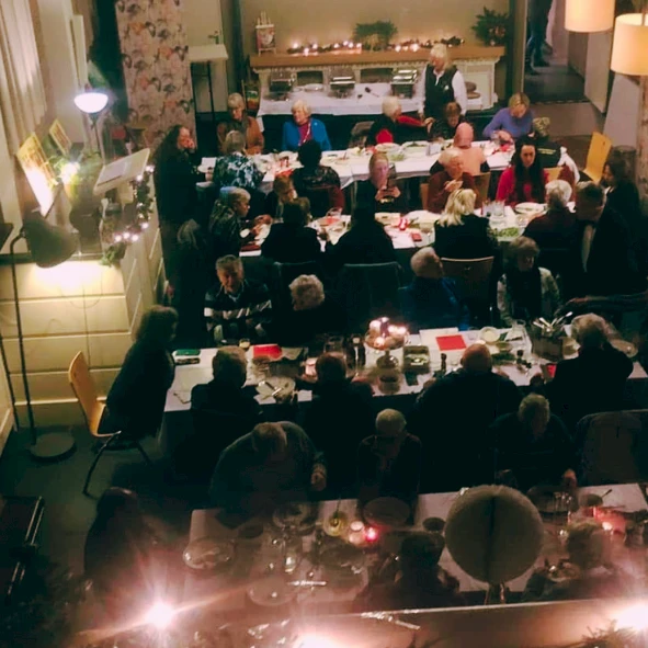 Kerstfeest met diner
