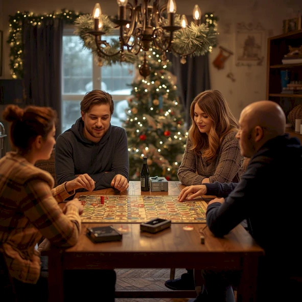 Kerststukje maken & spelmiddag