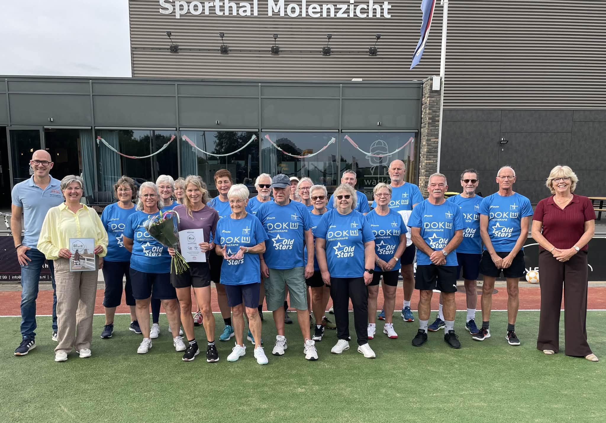 Korfbalteam ontvangt eerste Blue Alblasserdam Award